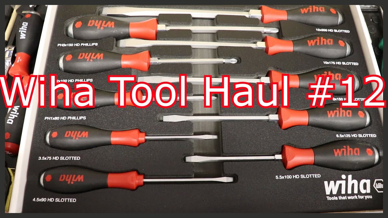 Wiha Tool Haul #12: Soft Finish Extra Heavy Duty Foam Tray Set (Screwdriver Extravaganza Sale!)