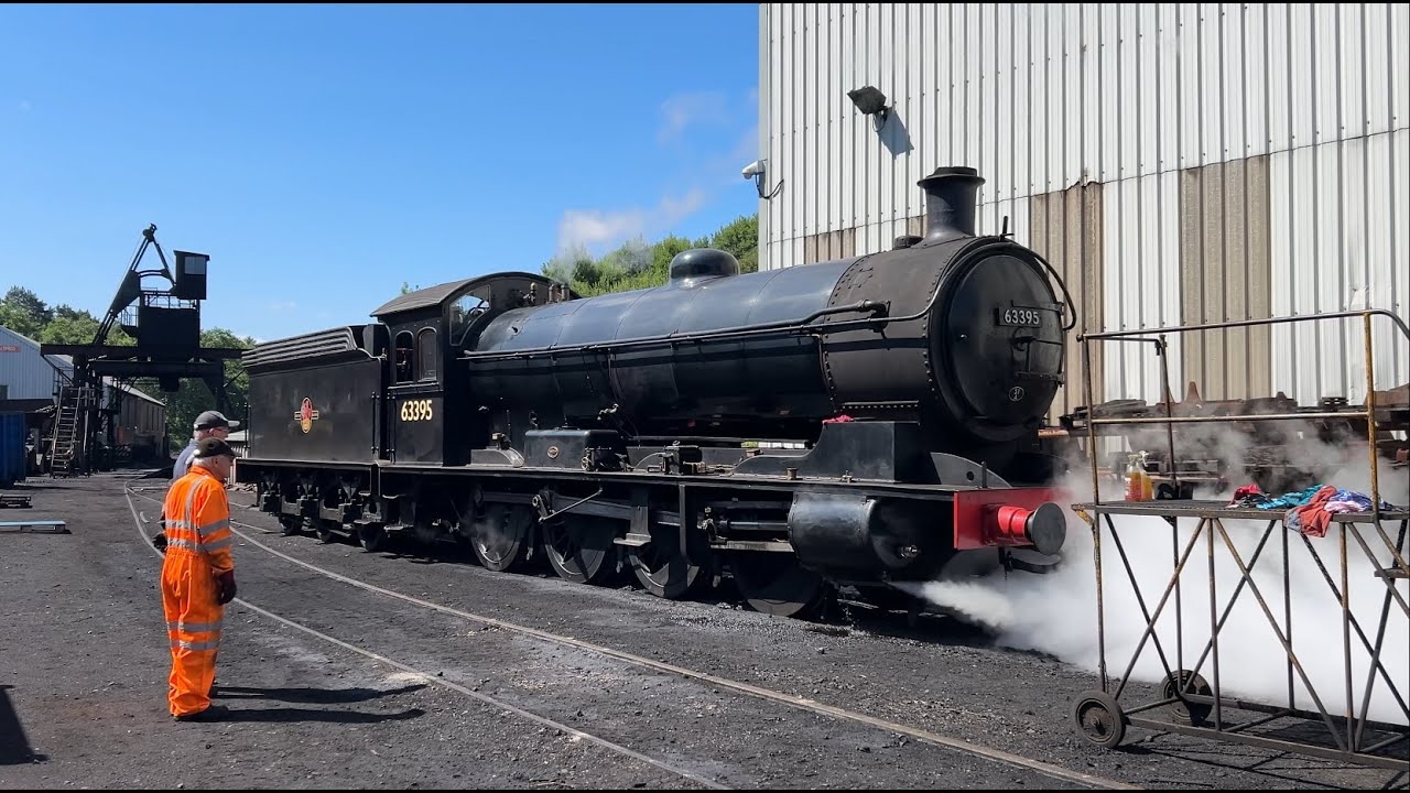 Q6 63395 moves under own steam after new cylinder fitted. S160 and Hartland update