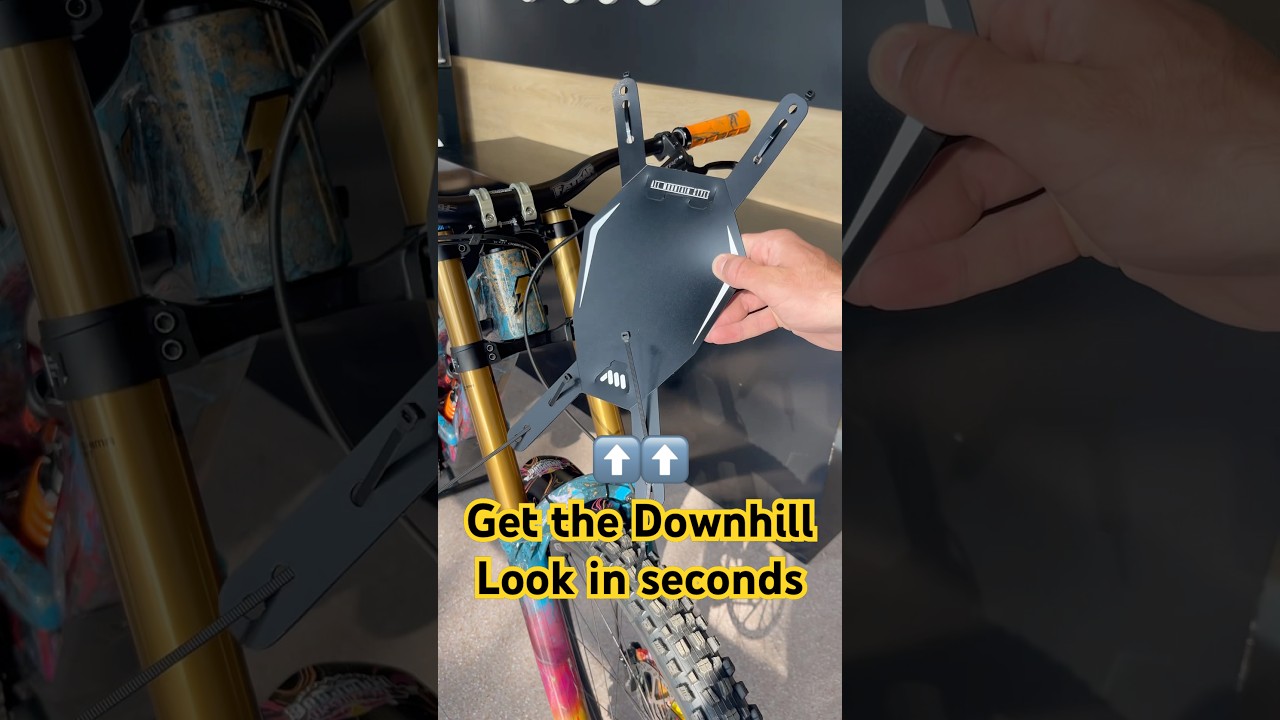 🛠️How to give your bike a Pro downhill look in a seconds🔥 #allmountainstyle #downhill