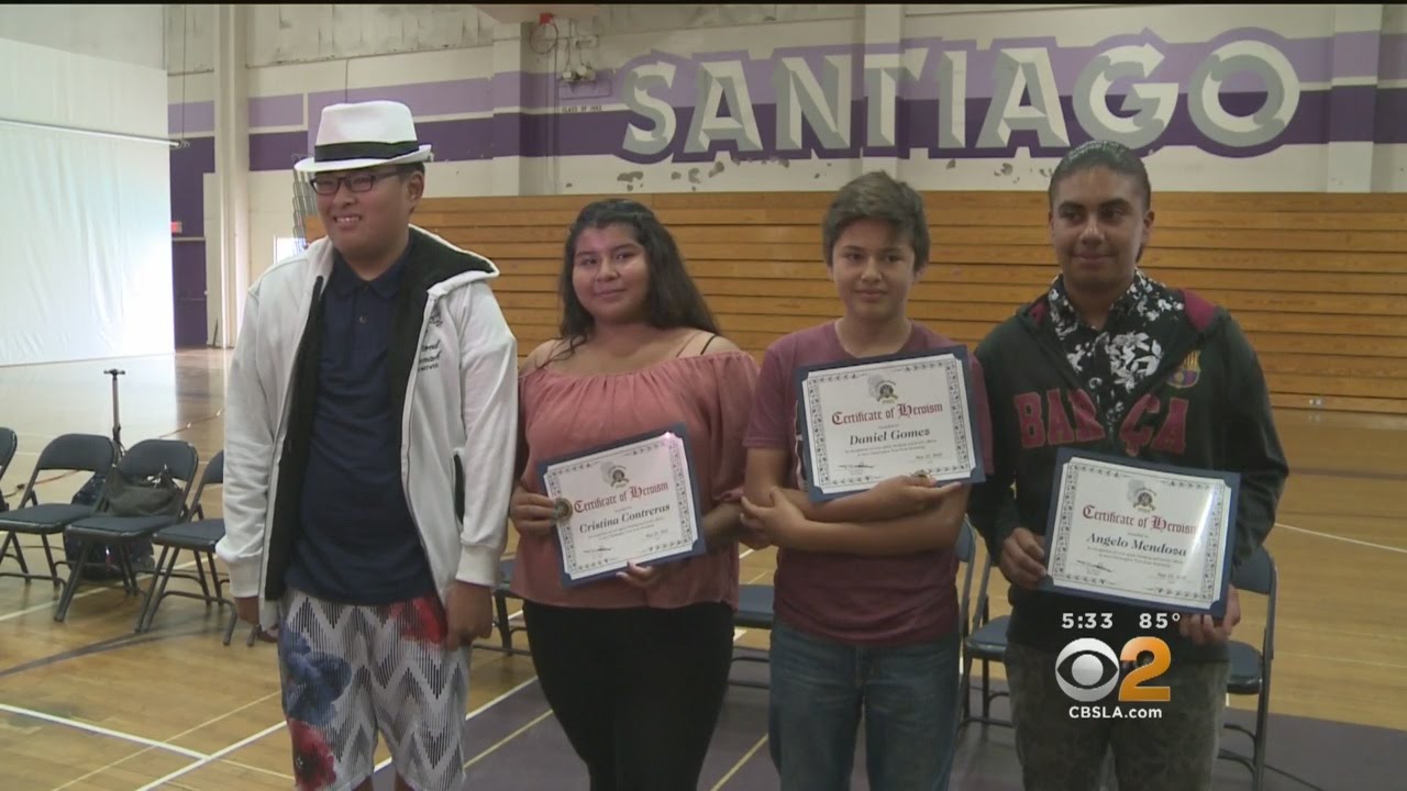 3 Orange County High School Students Recognized For Saving Fellow Student's Life