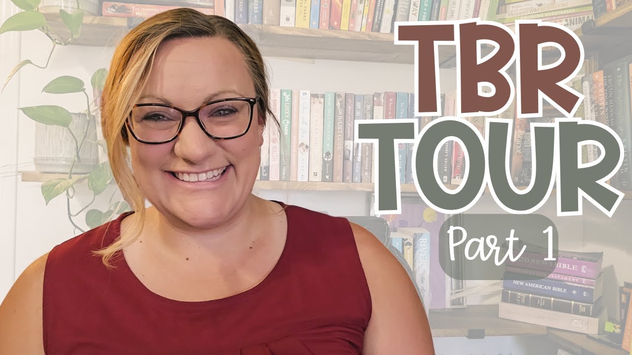 all of my unread books - physical TBR bookshelf tour (Part 1)