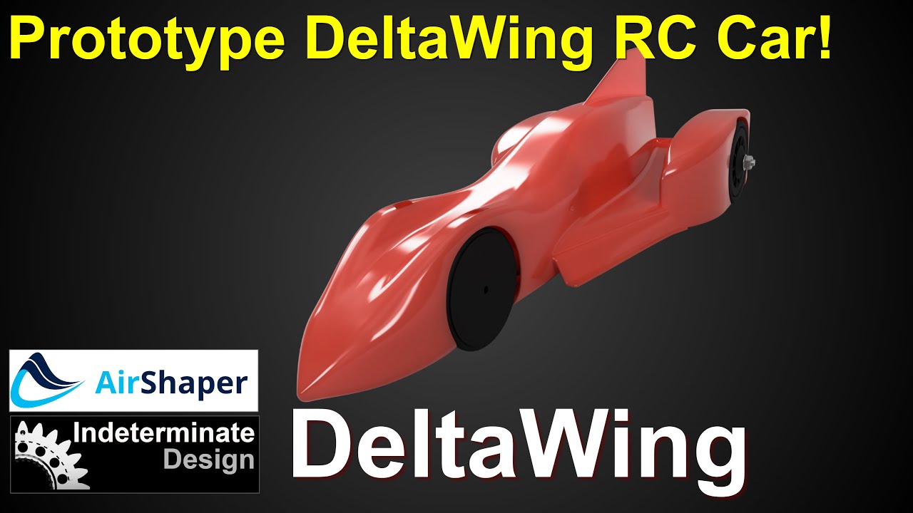 Радиоуправляемая машина DeltaWing, напечатанная на 3D-принтере