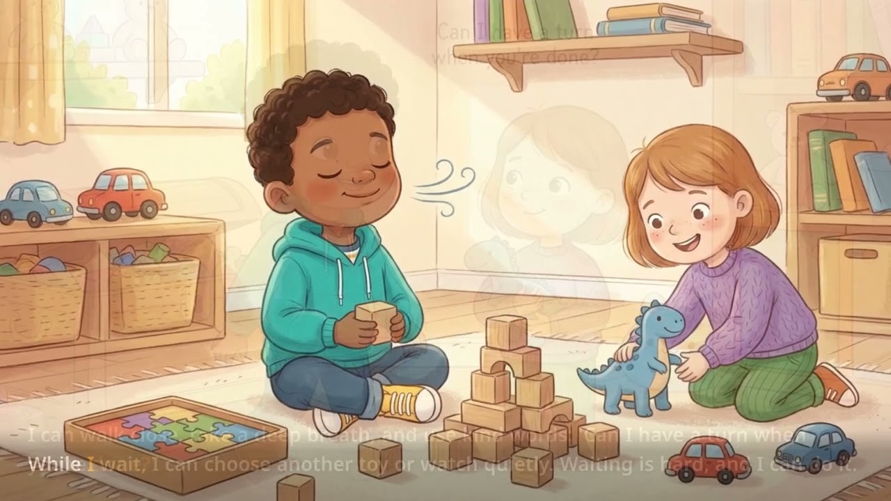 Sharing Toys Kindly | Social Story for Kids