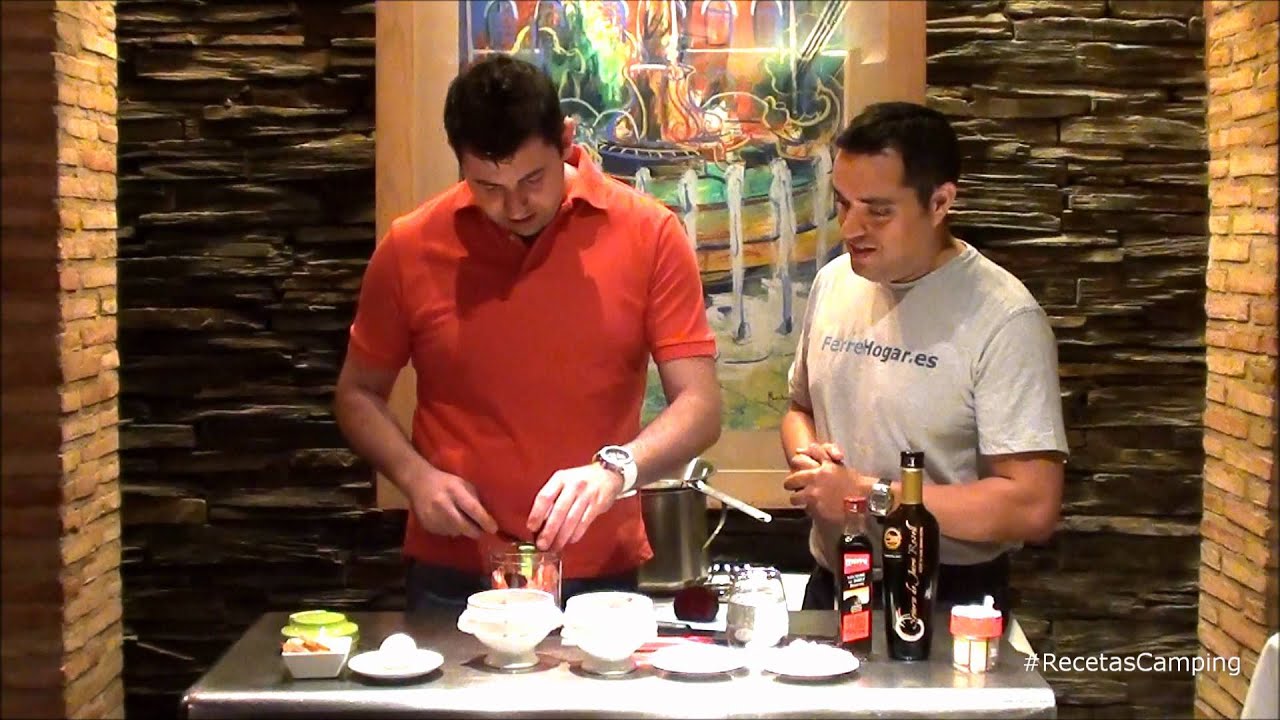 V&iacute;deo Receta Salmorejo de Remolacha.Para el Camping,Caravaning y Casas Rurales.