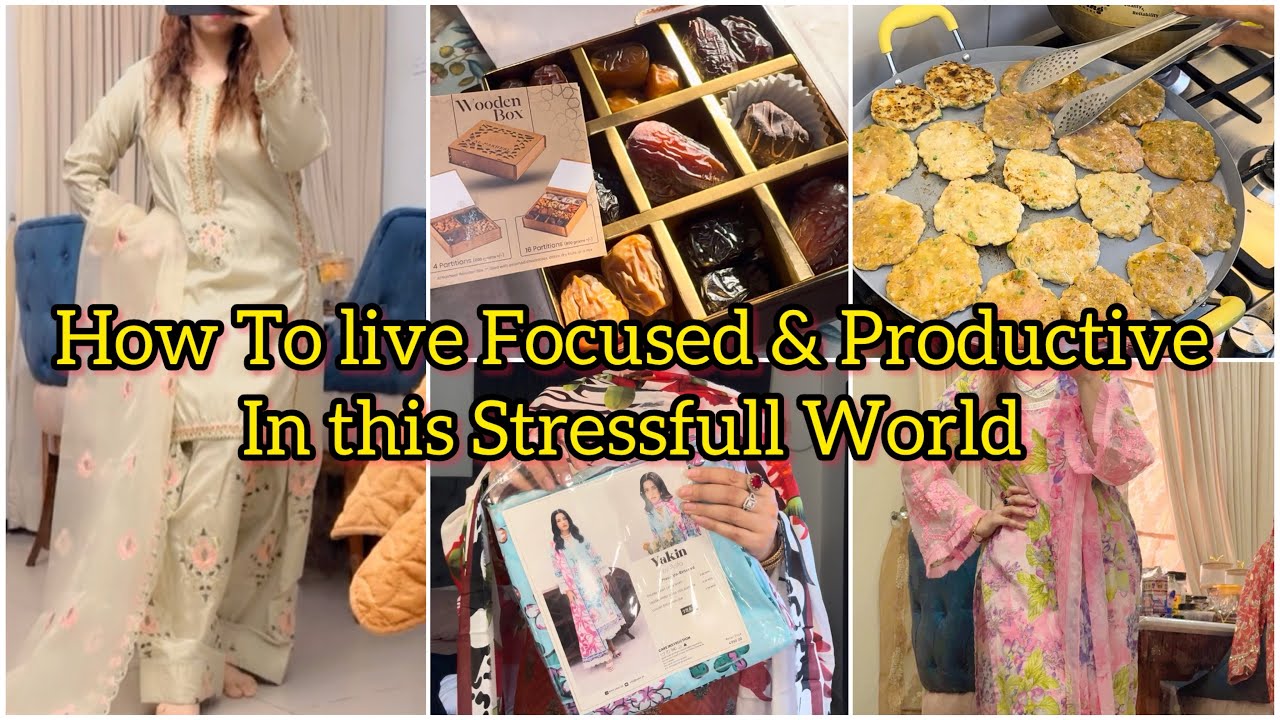How to Stay Mentally Strong, Focused & Productive During Stressful Times | Homemaker Wajeeha 💫