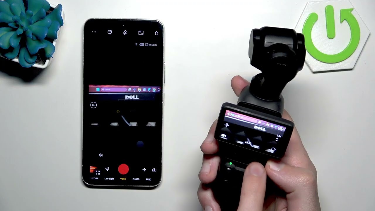 Как использовать кнопку масштабирования на DJI Osmo Pocket 4