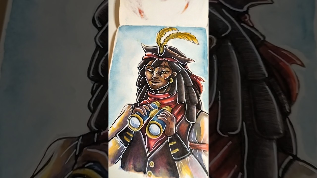 Inktober Day 5 Binoculars 