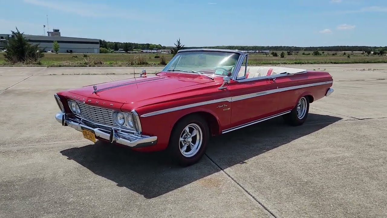 Gorgeous 1963 Plymouth Sport Fury Convertible~383 Super Commando~Push Button Auto~Fantastic!
