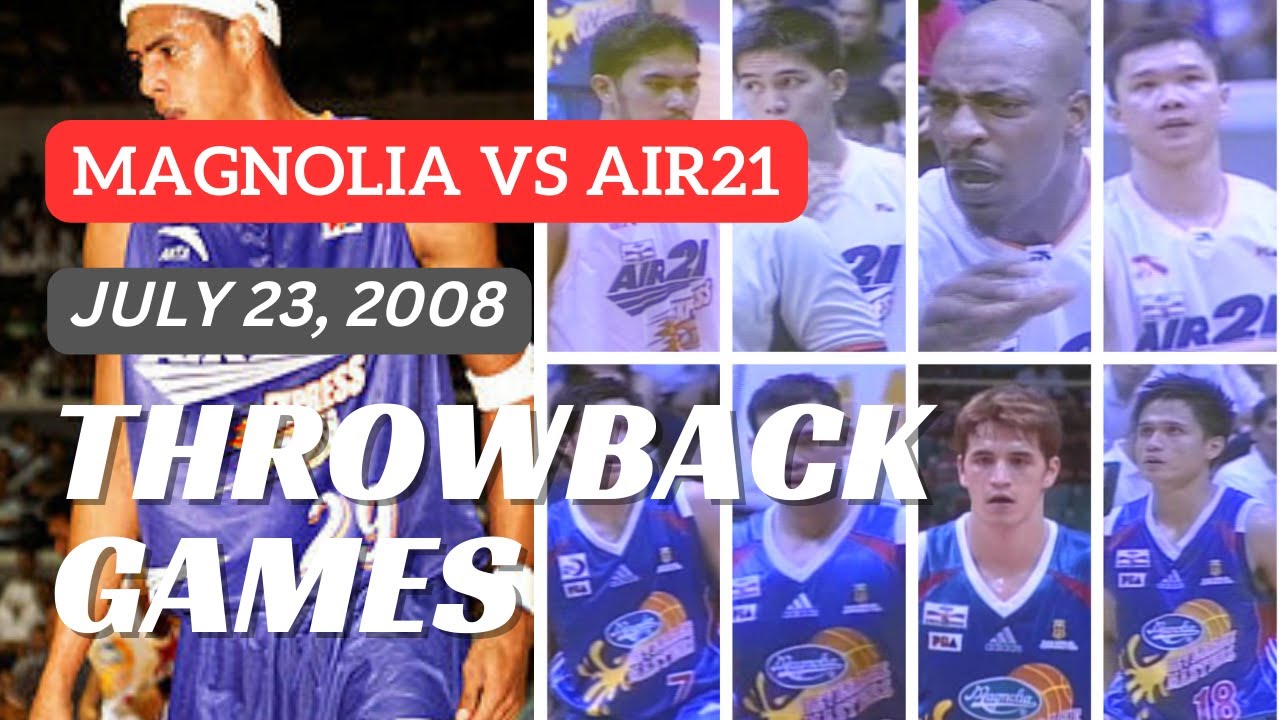 AIR21 vs MAGNOLIA | 2008 PBA Fiesta Conference | FULL GAME | PBA REPLAY