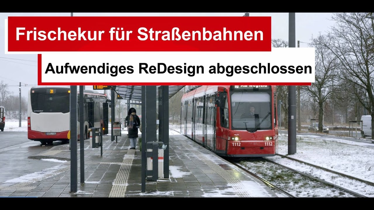 Frischekur für Straßenbahnen - ReDesign abgeschlossen
