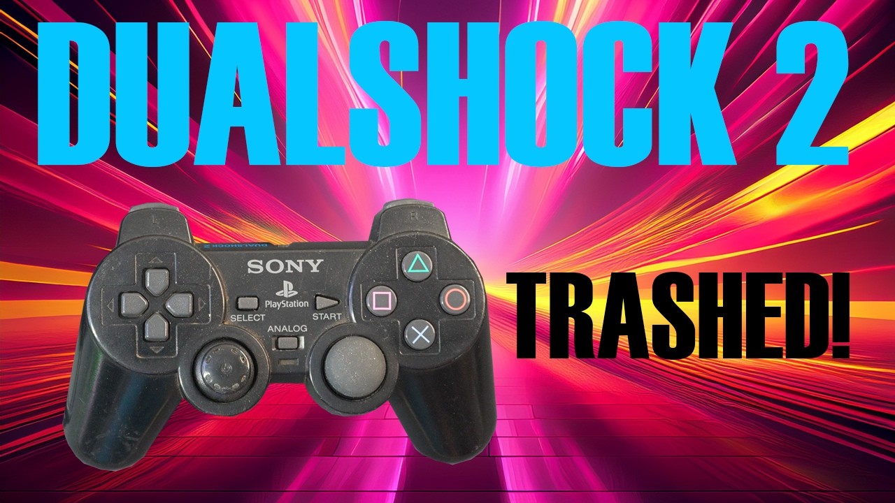 Sony DualShock 2 Thumbstick Replacement - Trashed PS2 Controller Cosmetic Repair!