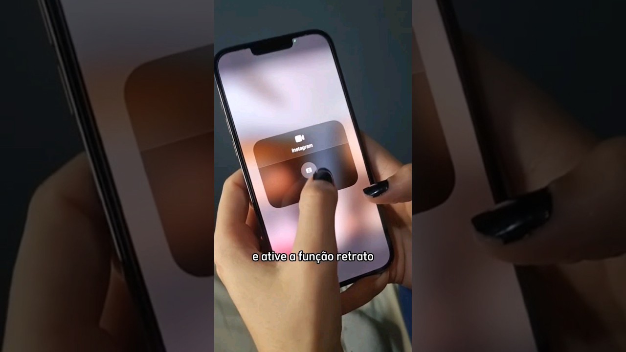 Ativar MODO RETRATO do seu Iphone na c&acirc;mera do INSTAGRAM! #shorts #instagram #iphone #iphonetips