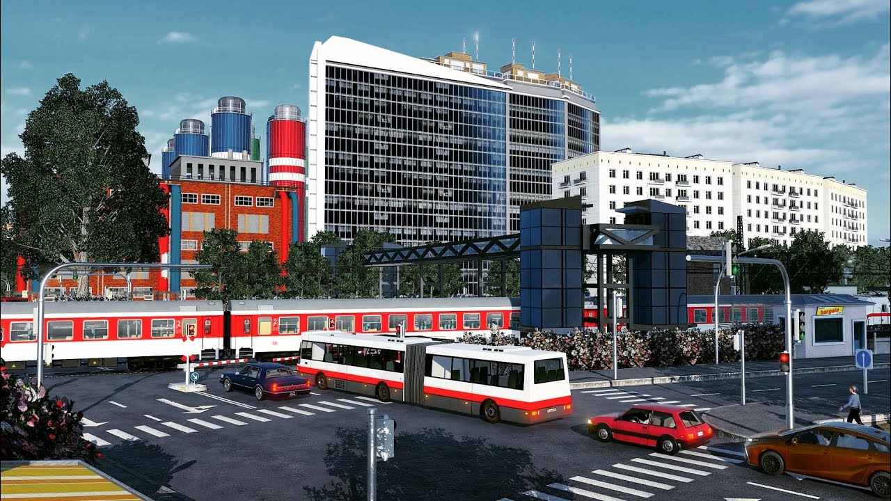 Transport Fever 2 : Der Bahnübergang Teil 41