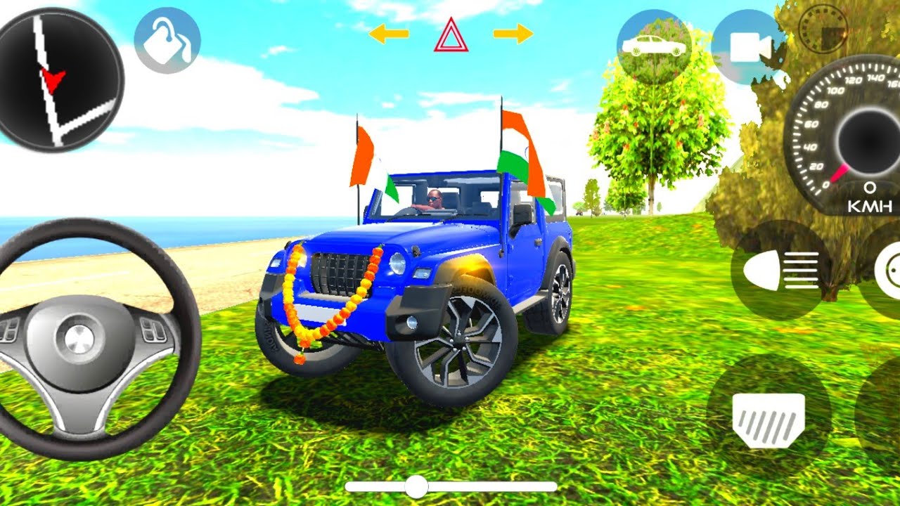 Modified_Mahindra_Thar_🤯-Driving Challange Indian Cars(Gadi Wala Game)Car Game Android Gameplay