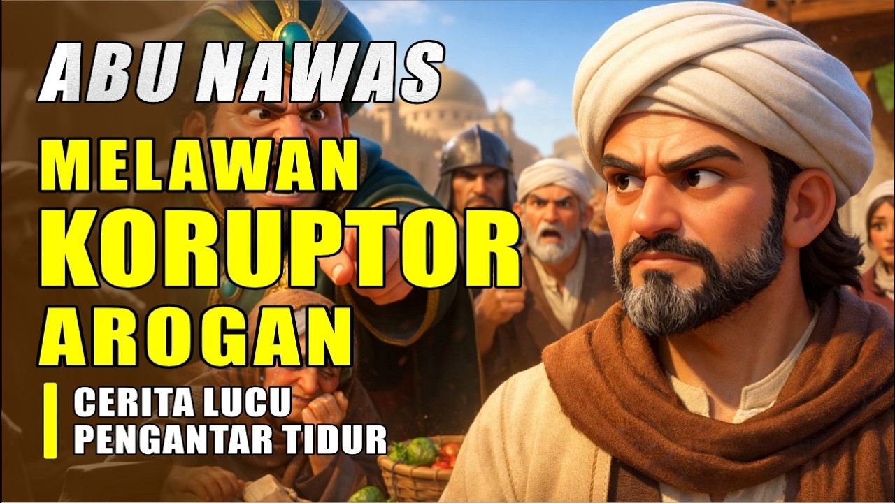 ABU NAWAS MELAWAN KORUPTOR AROGAN || CERITA LUCU PENGANTAR TIDUR -SEJARAH ISLAM