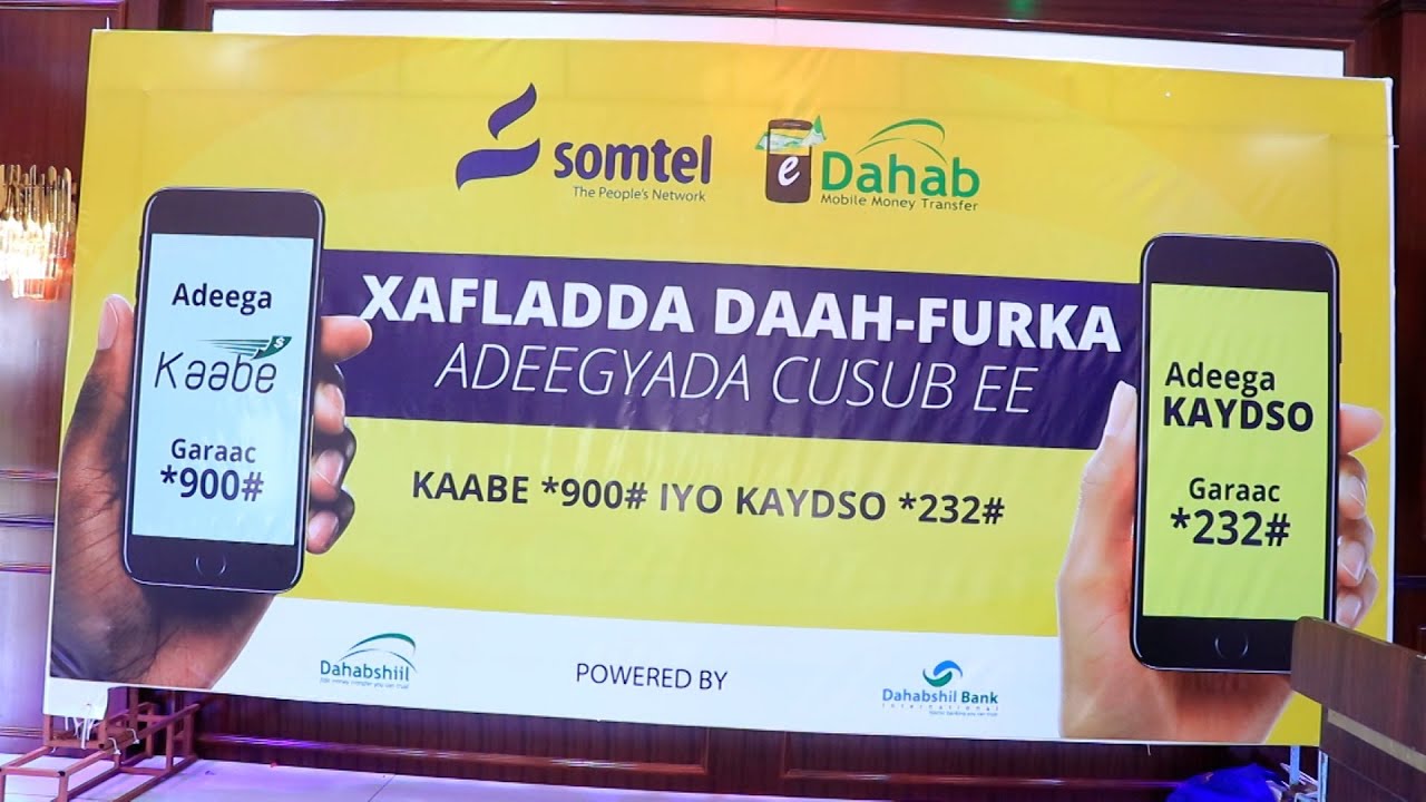 Shirkadda SOMTEL oo soo bandhigtay Adeegyadda Kaabe iyo Kaydso.