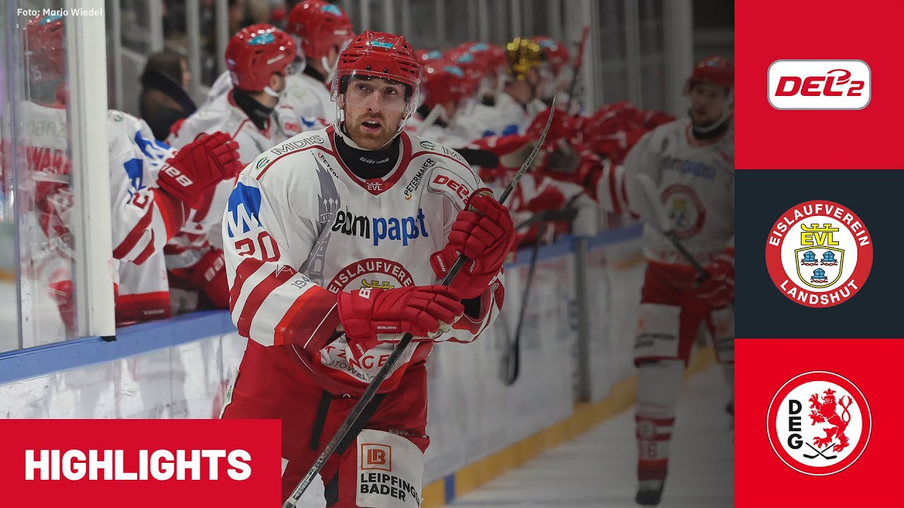 DEL2: EV Landshut vs. Düsseldorfer EG | Highlights
