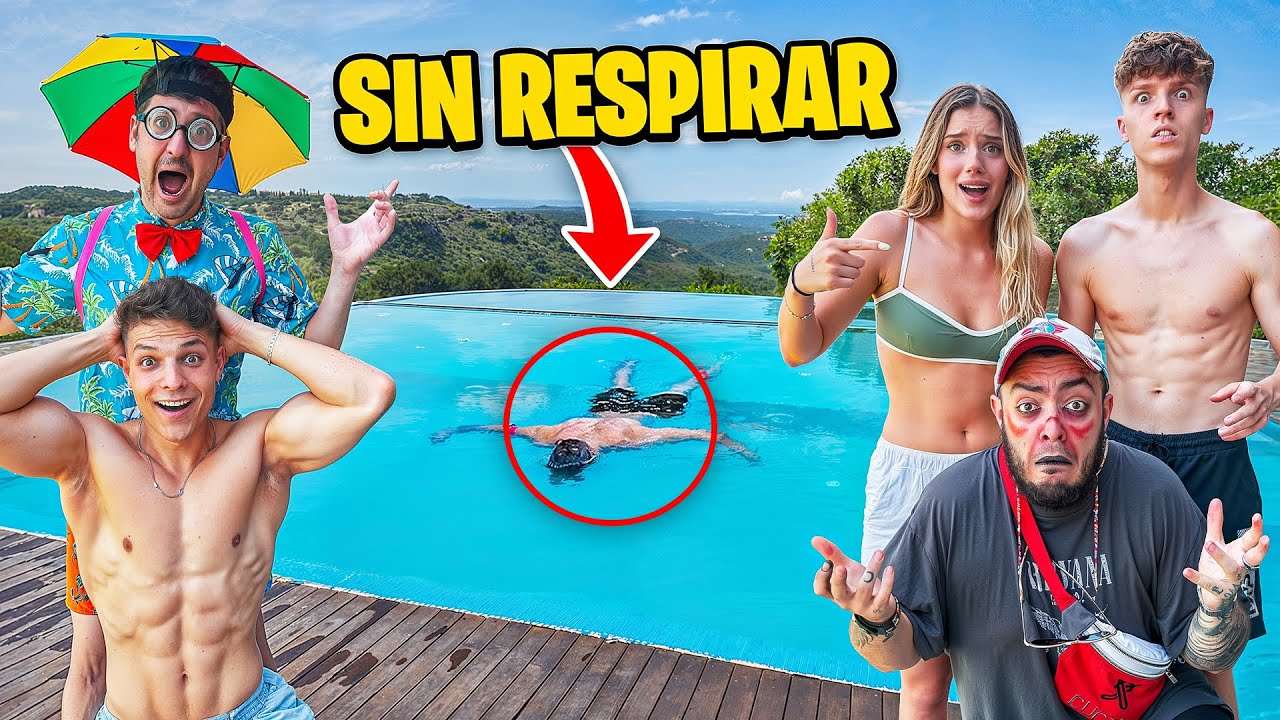 ¿QUIÉN AGUANTA MÁS DEBAJO DEL AGUA EN LA FANTASY HOUSE?