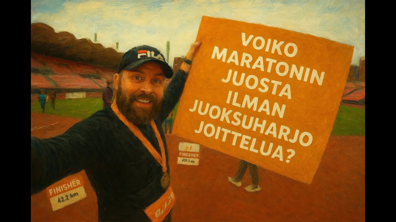 Tampere maraton 2025. Voiko maratonin 42,2km juosta maaliin ilman juoksuharjoittelua?? #maraton
