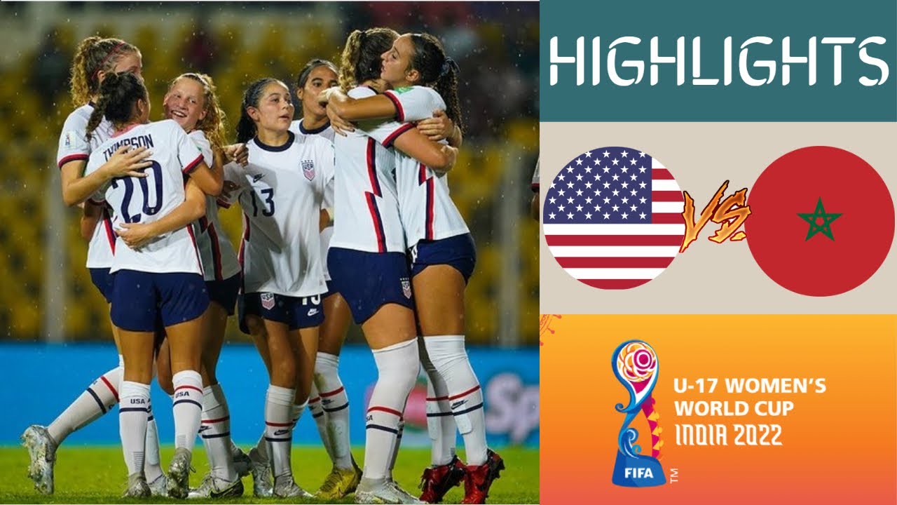 🇺🇸 USA vs Morocco 🇲🇦 Women's World Cup U17 Championship Highlights | Group A