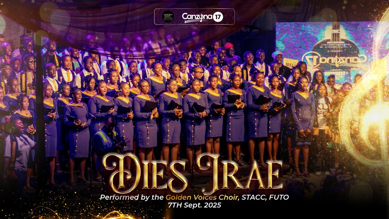 Gregorian Chant || Dies Irae performed on Canzona 17 stage by The Golden Voices Choir, STACC, FUTO.