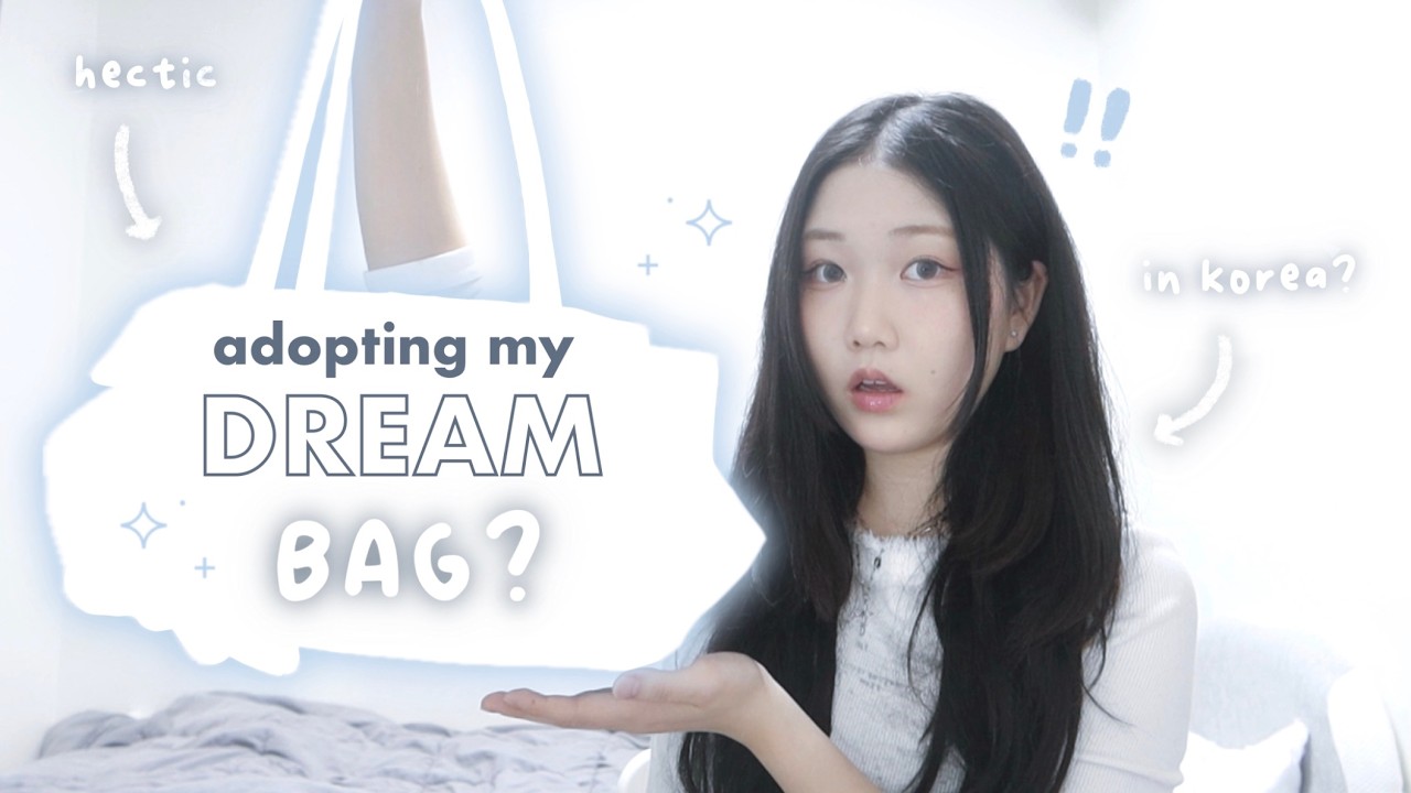 ADOPT MY DREAM BAG WITH ME 🫐⟡ ݁₊  blue pinterest inspired, hieta seoul pop up