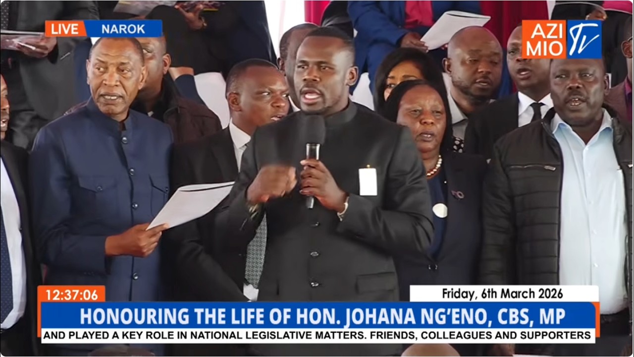 UNITY In Mourning: Leaders Join In Hymn Singing At The Funeral Of Late MP Johana Ng'eno