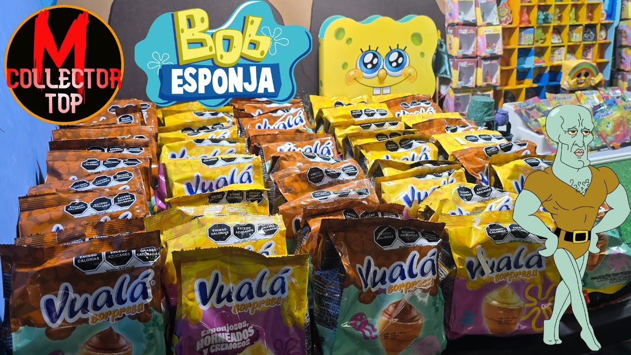 Abriendo 48 Vualá en Busca de Calamardo el Guapo y Bob Esponja Dorado