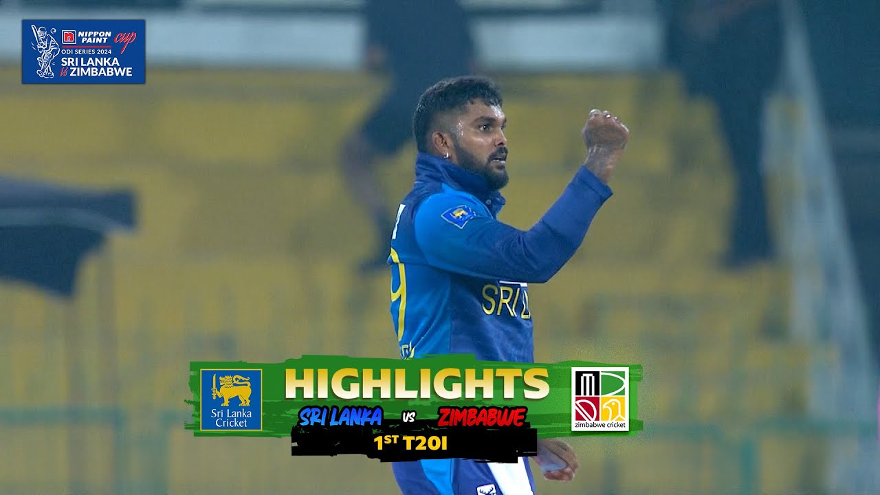 1st T20I | Sri Lanka vs Zimbabwe | Highlights | 14th January 2024