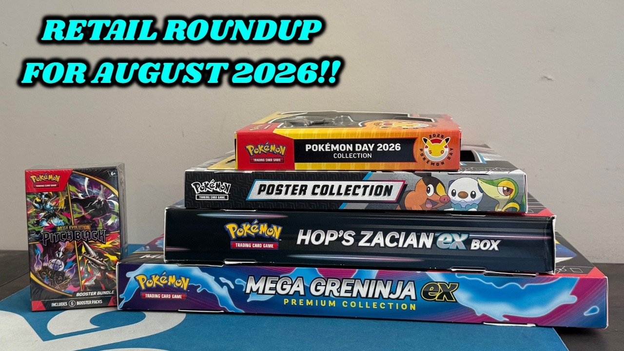 НОВИНКИ И ПОЛНАЯ ТЬМА!! Обзор находок из магазинов и открытие карт Pokemon за АВГУСТ 2026!!