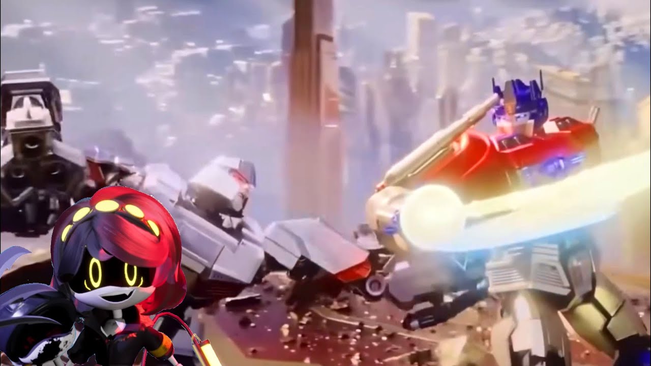 Transformers One - Optimus vs Megatron with Murder Drones Music 
