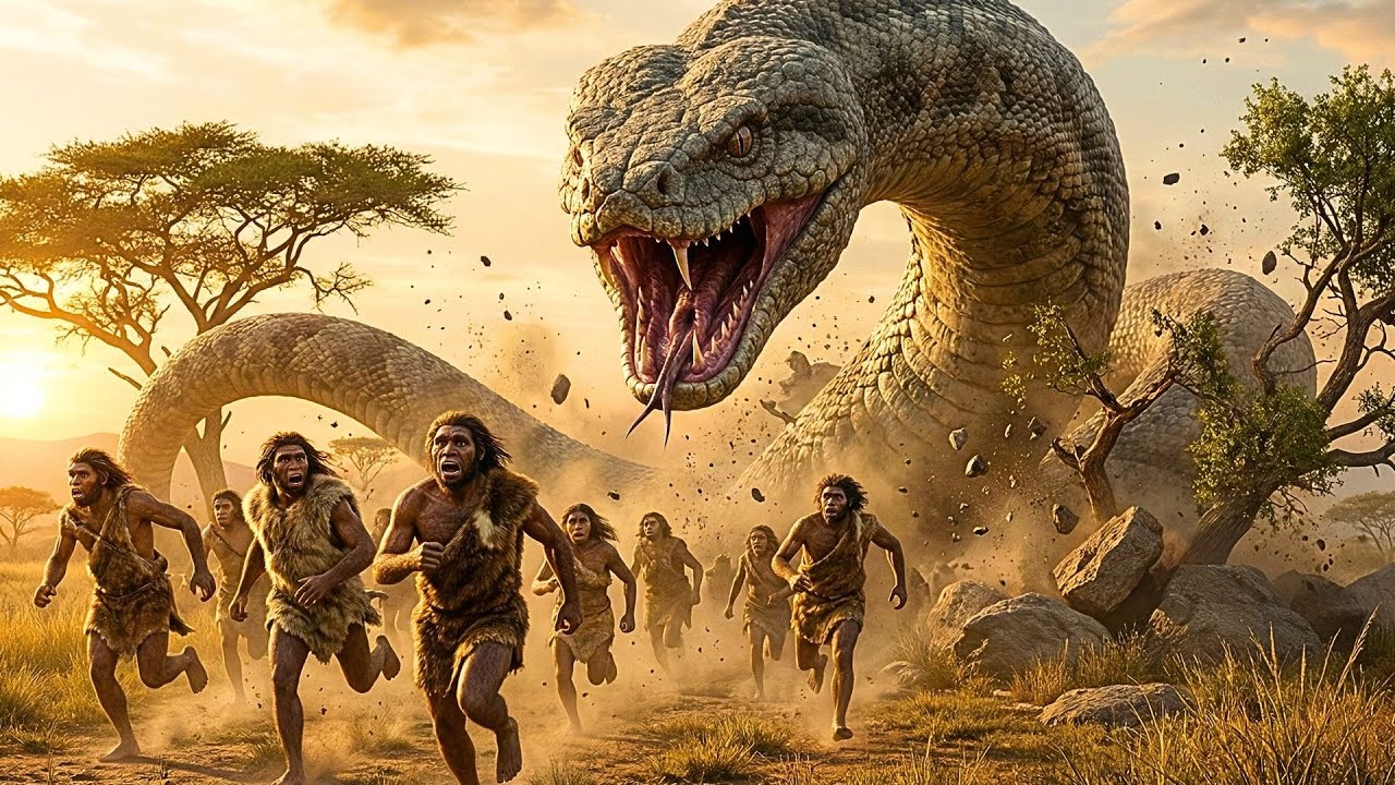 Life 1.7 Million Years Ago | Escaping the King of All Snakes