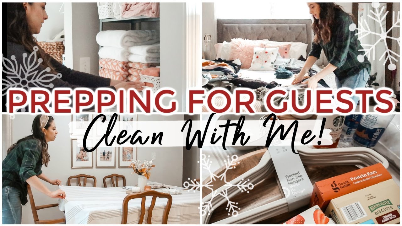 PREPARING MY HOME FOR GUESTS + CLEAN WITH ME 2020!  Mom Preparing For Guests | Justine Marie