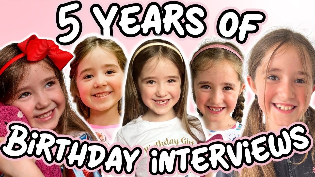 5 Years of Bella's Birthday Interviews: Capturing Cute Answers Every Year