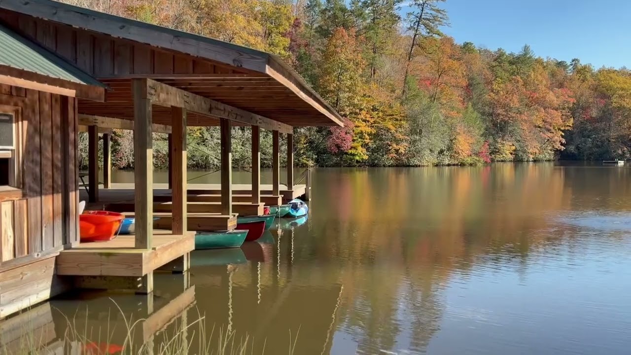RELAXING Autumn Lakeside- 5 MINUTE Nature Break