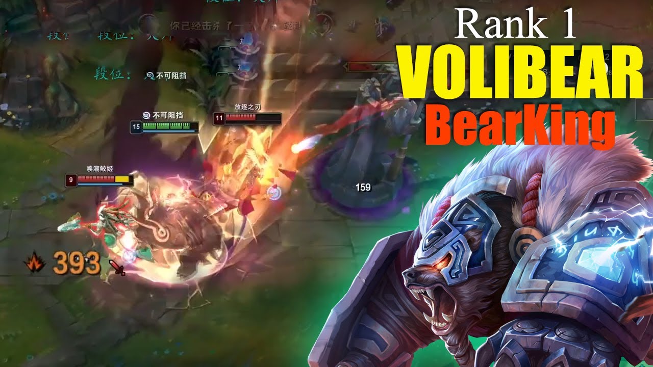 Rank 1 Volibear vs Mordekaiser (20+ Kills) -  BearKing or Xiong Wang Volibear