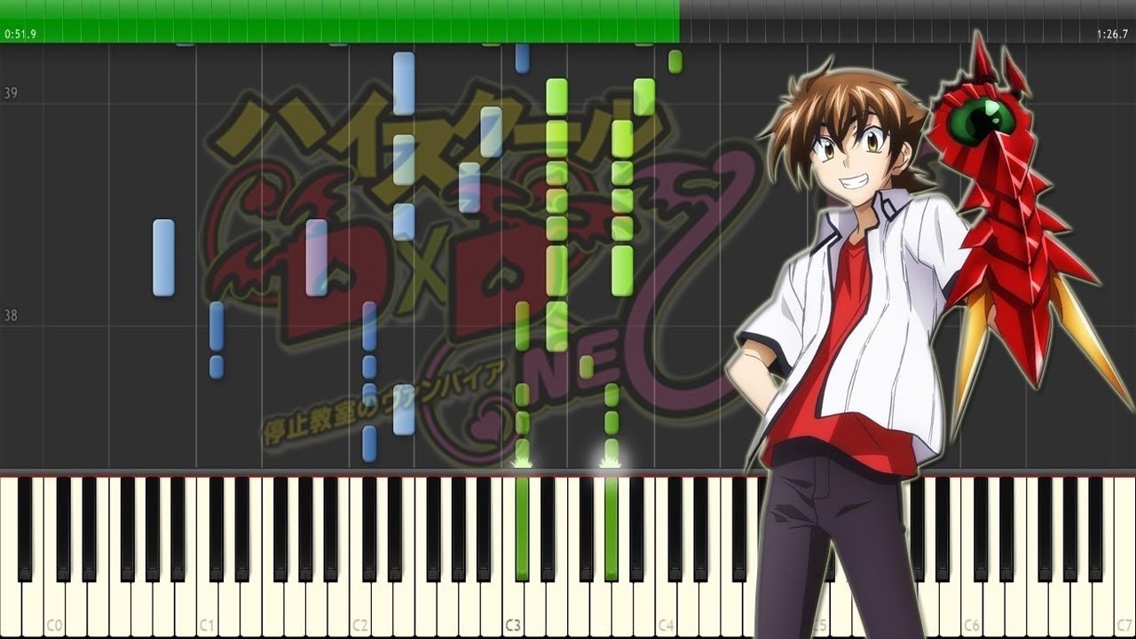 Sympathy - High School DxD New Opening [Piano Tutorial]