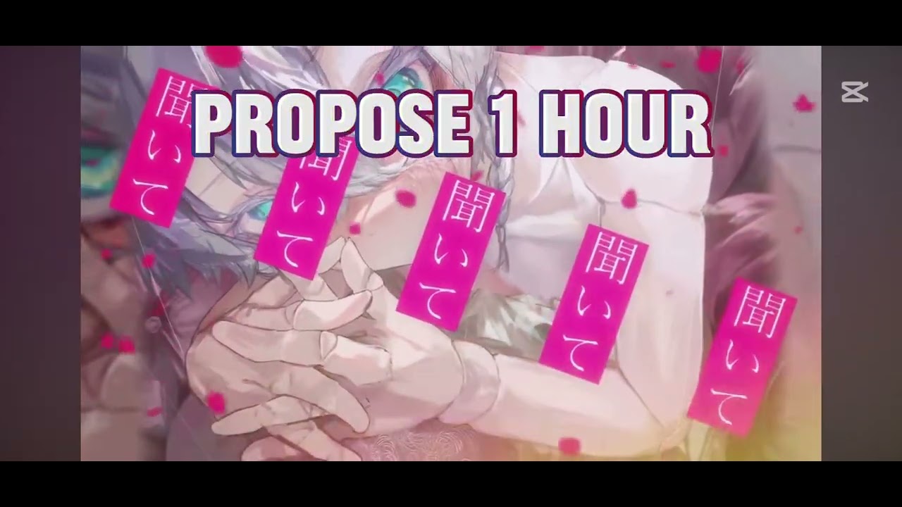 PROPOSE 1 hour…hope y’all enjoy!!!