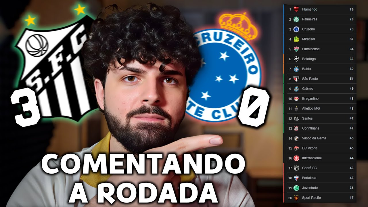 Santos 3x0 Cruzeiro - RUMO A SULA