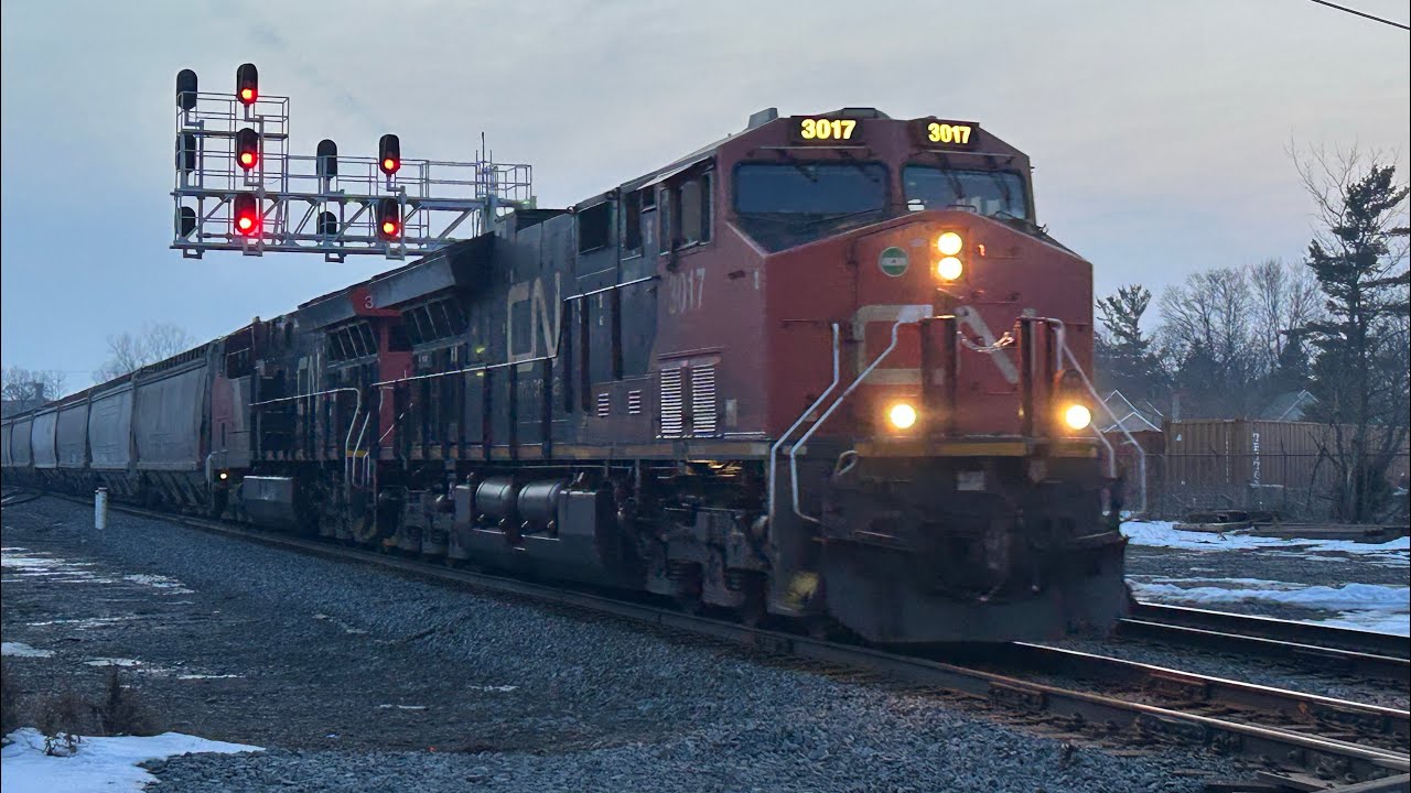 Railfanning on CN Flint Sub and Holly Sub in Michigan 2-14-2026 FT nice lashups, SD75is and more!