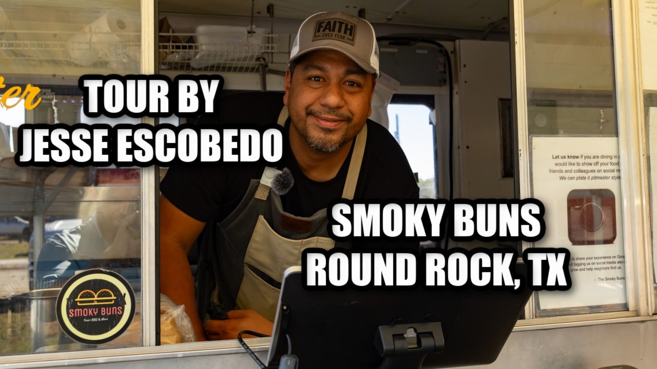 Экскурсия по ресторану Smoky Buns BBQ в Раунд-Роке, штат Техас | с Джесси Эскобедо