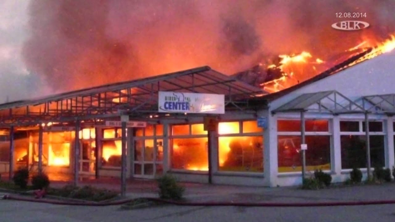 Brand Einkaufszentrum Bibra Center in Bad Bibra