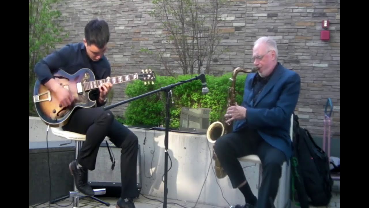 PAT LABARBERA Blue Bossa Tenor Saxophone Guitar Duet Jazz Joe Henderson Kenny Dorham || Brian Moon