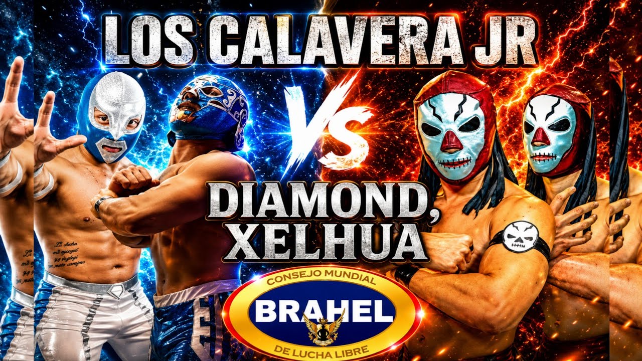 LOS CALAVERA JR VS DIAMOND, XELHUA (2K)