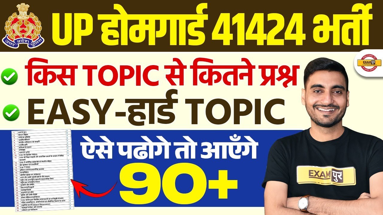 UP HOME GUARD BHARTI 2025 | UPP HOME GUARD TOPIC EASY OR HARD ? UP HOME GUARD STRATEGY 2025
