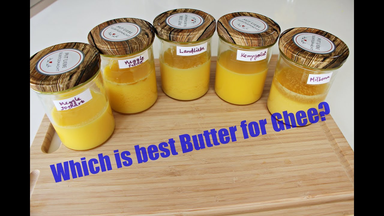 How to choose right Butter for Ghee /  Indian Clarified Butter from European Butter.
