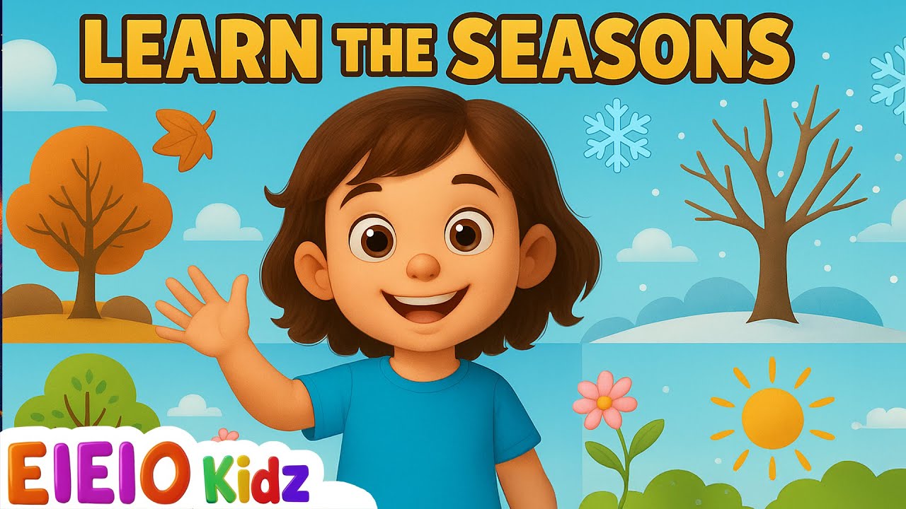 Nursery Rhymes for Kids | Learn the Seasons 🍂❄️🌸☀️| Kindergarten Education | For 5-Year-Olds