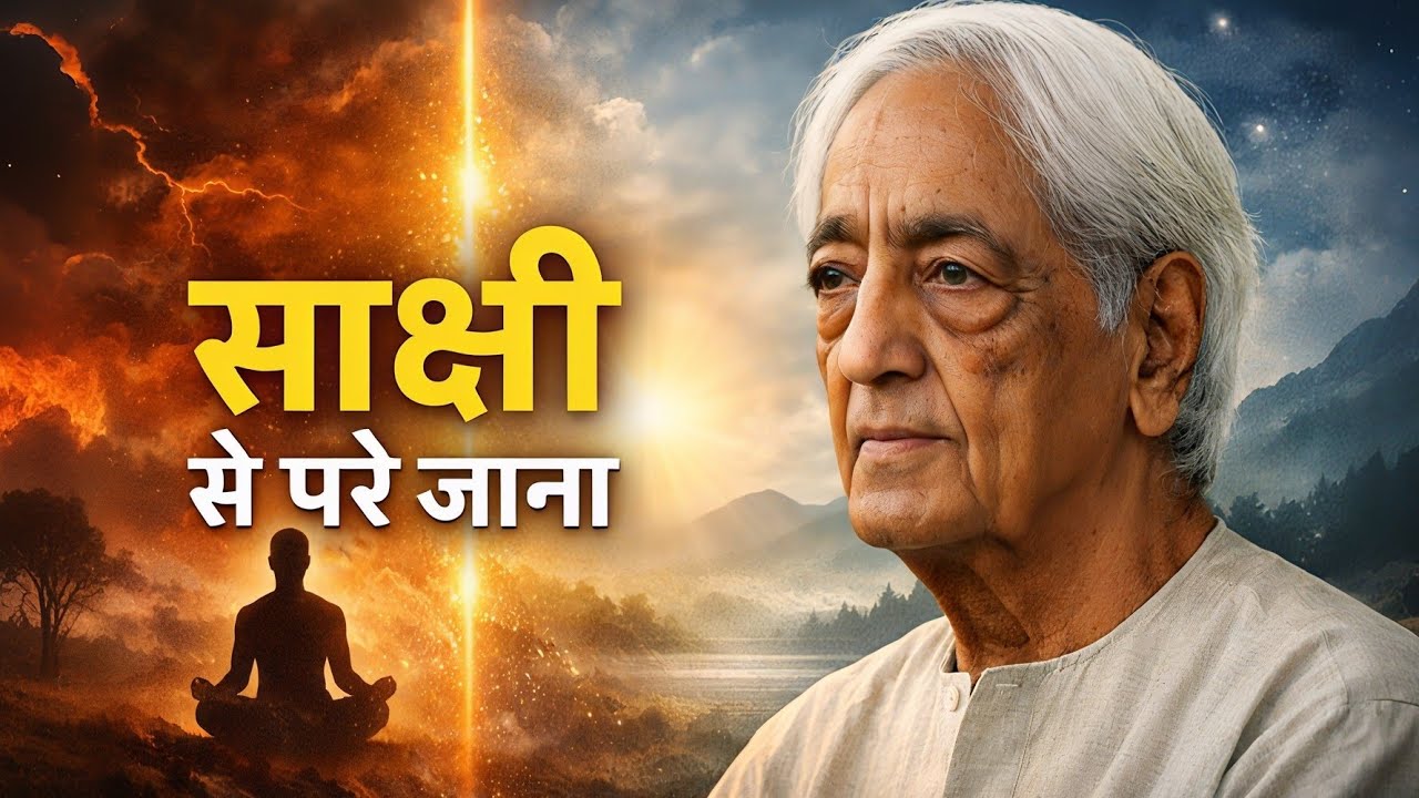 कृष्णमूर्ति का सबसे खतरनाक सत्य | साक्षी से परे जाना क्या है | मन की अंतिम मुक्ति