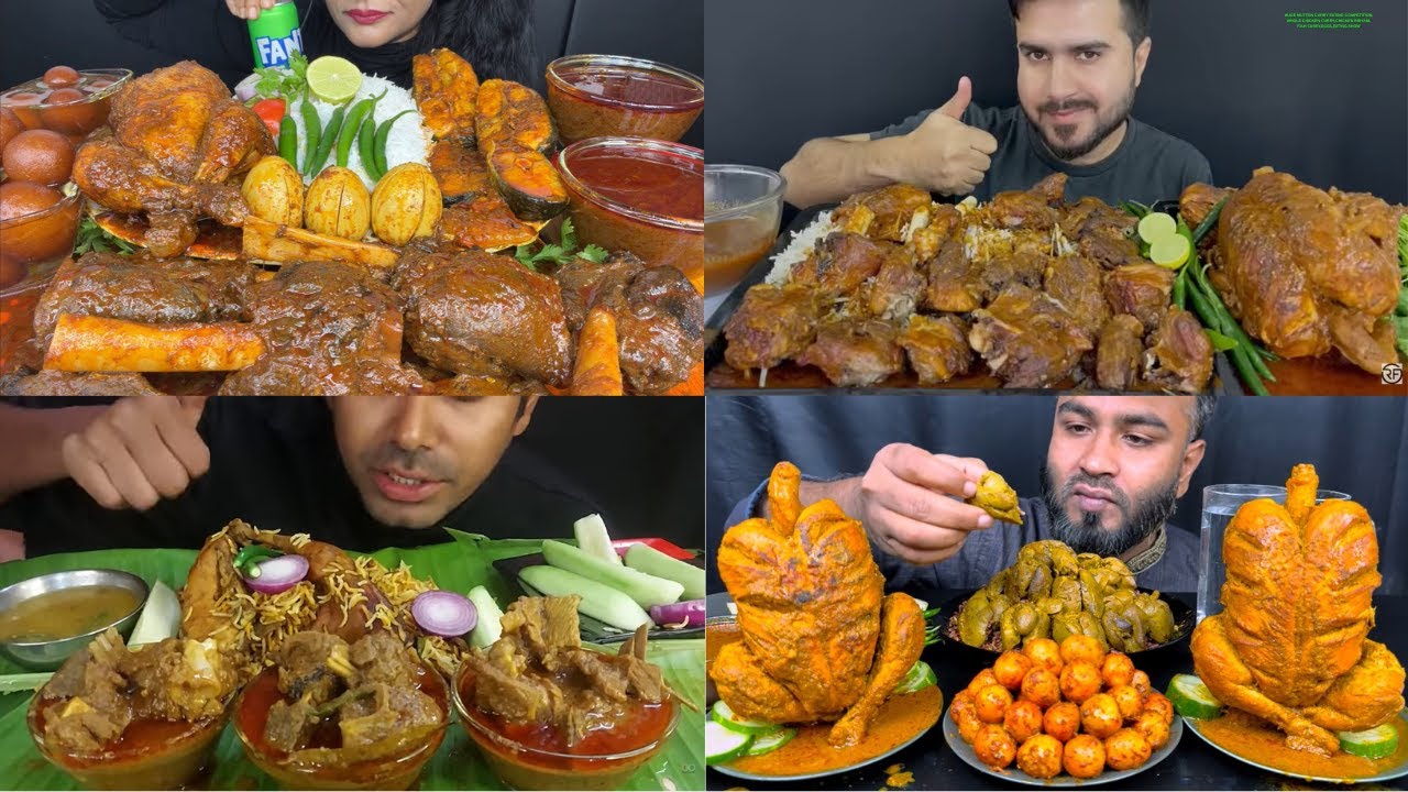 HUGE MUTTON CURRY EATING COMPETITION,WHOLE CHICKEN CURRY,CHICKEN BIRYANI,FISH CURRY,EGGS,EATING SHOW