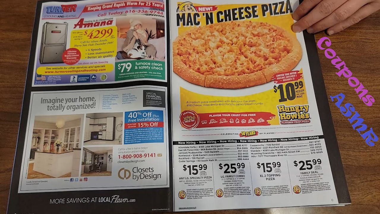 Coupons and Ads Magazine Reading December 2023 ASMR (Soft-Spoken) *Reading, Newspaper, Coupons, Ads*